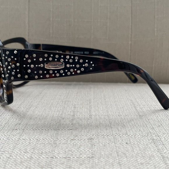 Fossil Signature Women Eyeglasses/sunglasses Frame Dark Tortoise Glasses 60[]14 - Picture 6 of 12